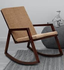 ace rocking chair in brown colour