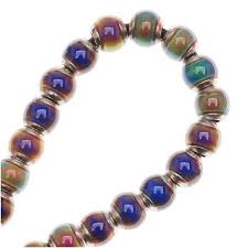 Mirage Color Changing Mood Beads Round Beads 6mm 4