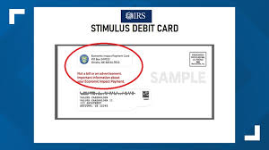 stimulus debit cards are being mailed