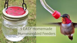 5 easy diy homemade hummingbird feeders