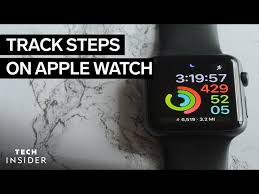how to track steps with apple watch