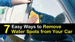 Remove Water Spots From Your Car