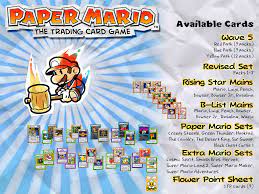 Players take turns matching one of their cards with the color or number card shown on the top of the deck. Paper Mario The Trading Card Game Home Facebook
