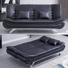 Faux Leather Fabric Sofa Bed Recliner
