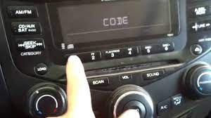 2004 honda accord radio code retrieval