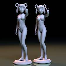 STL file Anime girl 4 - Bikini and NSFW version・3D printing design to  download・Cults