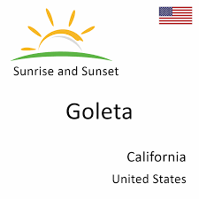 sunset times in goleta california