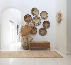 wall hanging baskets natural colour