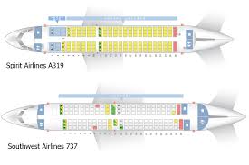 Southwest Airline Seating Map Spirit Airline Seats Chart