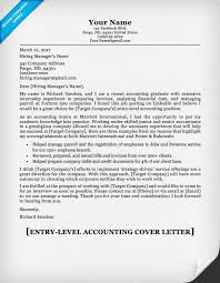 Accounting   Finance Cover Letter Samples   Resume Genius