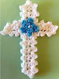 Learn to crochet a simple cross book mark. Crochet Super Easy Cross Applique A Square Free Crochet Tutorials Easter Crochet Patterns Crochet Cross Easter Crochet
