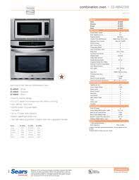 combination oven 22 48842 3 9 manualzz