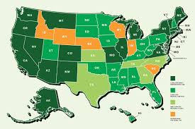 weed map status of pot legalization