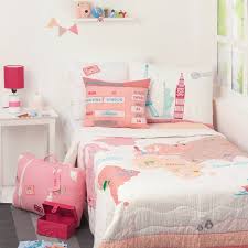 pink kids bedding set kid room