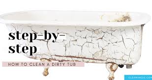 How To Clean A Very Dirty Bathtub