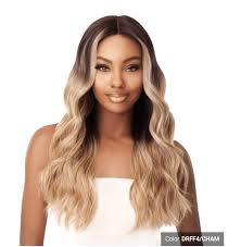 Long blonde hairstyles have always been associated with femininity, grace and elegance. Cham Outre Synthetic Hair Lace Front Wig Swiss Lace I Part Steele Pretty Online