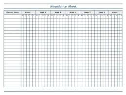 Classroom Charts Printable Guidelines For Attendance Sheet