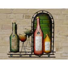 Lawton Loft Wine Bottle Wall Art