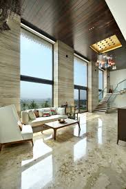75 large marble floor living room ideas