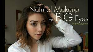 natural makeup for big eyes feat