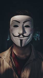 wallpaper hacked mask hacker mask