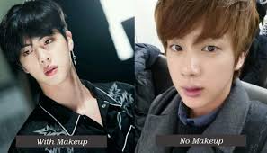 bts band members without makeup plus