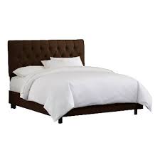 linen black tufted queen bed rc willey