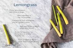Why does lemongrass taste like lemon?