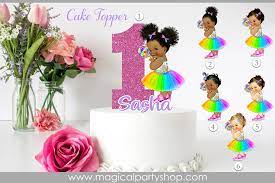 Afro Puff Baby Shower Cake Baby Shower Princess Baby Cake Afro Puff gambar png