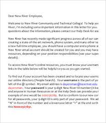 New Employee Welcome Letter Free Premium Templates