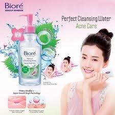 biore perfect cleansing water acne care