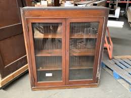 Antique Solid Pine Glass Doors