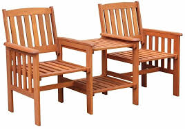 tropicana outdoor wooden love seat