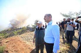 Son dakika haber! Tarım ve Orman Bakanı Kirişci, Marmaris'te orman yangını  bölgesinde açıklama yaptı Açıklaması - Haberim Burada