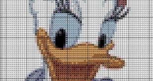 Daisy Duck Embroidery Pdf Daisy Daisy Cross Stitch Disney Chart For Cross Stitching Duck Disney Download Scheme In Pdf Format Aida 28
