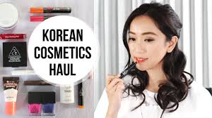 korean makeup haul review