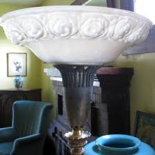 Antique Torchiere Floor Lamp Original
