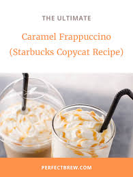caramel frappuccino starbucks copycat