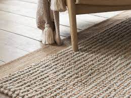 woolly jute floor rug hand braided