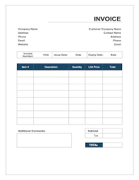 16+ Invoice Template In Word Format Gif