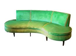 mid century modern s shaped sofa for