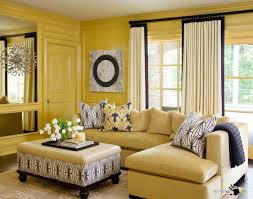 what curtains go well with yellow walls