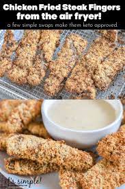 air fryer en fried steak fingers