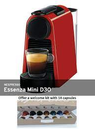nespresso essenza mini d30 red 19 bar