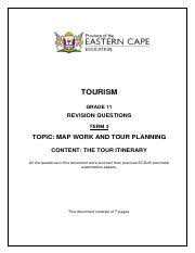 tourism grade 11 revision questions