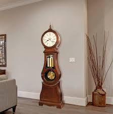 Typically, these large, decorative clocks are antiques; Home Garden Large Wood Antique Floor Standing Grandfather Clock Moving Chime 72 Classic Clocks