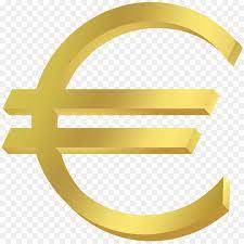 Signo euro 100 nota euro, euro, ángulo, material, dólar de los estados unidos png. Euro Sign Clipart Yellow Text Font Transparent Clip Art