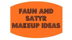 faun and satyr costume makeup ideas
