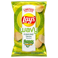 potato chips funyuns onion flavored wavy