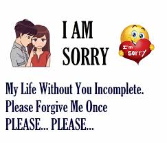 romantic sorry messages es for